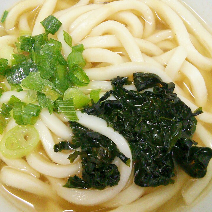 簡単★即席★わかめうどん